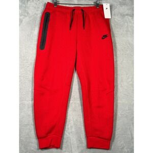 Nike Tech Joggers Boys XL Red Tech Fleece FJ6025 Big Kids